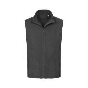 Stedman Active Fleece Vest For Men Grå polyester Medium Herr