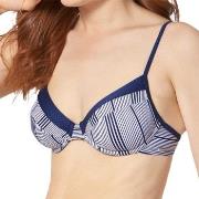 Triumph Summer Waves Underwire Bikini Bra Blå Mönstrad B 42 Dam