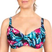 Trofe Tropical Nice Underwired Bikini Bra Svart blommig E 36 Dam