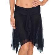 Wiki Basic Beach Skirt Svart polyester X-Large Dam