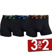 CR7 Cristiano Ronaldo Kalsonger 3P Men Trunk Svart bomull Medium Herr