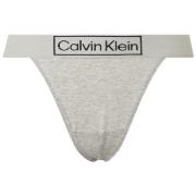 Calvin Klein Trosor Reimagined Heritage High Leg Thong Grå Large Dam