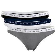 Tommy Hilfiger Trosor 3P Recycled Essentials Thong Svart/Grå X-Small D...