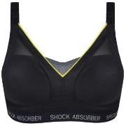 Shock Absorber BH Active Shaped Support Bra Svart/Gul E 85 Dam