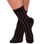 Trofe Bamboo Small Dot Socks Strumpor Svart Strl 35/38 Dam