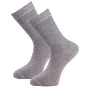 Trofe Bamboo Socks Strumpor 2P Grå Strl 39/42 Dam