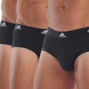 adidas Kalsonger 3P Active Flex Cotton Brief Svart bomull Small Herr