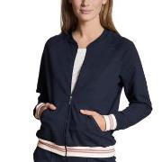 Calida Favourites Lounge Zip-up Jacket Marin bomull X-Small Dam