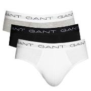 Gant Kalsonger 3P Cotton Stretch Briefs Svart/Vit bomull Large Herr