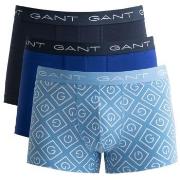 Gant Kalsonger 3P Icon G Trunk Blå bomull X-Large Herr