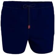 Tommy Hilfiger Badbyxor Solid Swimshorts Mörkblå Small Herr