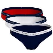 Tommy Hilfiger Trosor 3P Recycled Essentials Bikini Röd/Blå Medium Dam