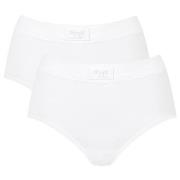 Sloggi Trosor 2P Double Comfort Maxi Multi Vit bomull 50 Dam