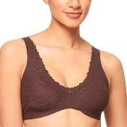 Sloggi BH ZERO Feel Lace 2.0 Bralette Brun Medium Dam