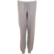 Missya Lazy Rib Pant Grå X-Large Dam