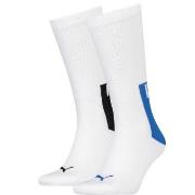 Puma Strumpor 2P Men Logo Block Crew Sock Vit Strl 43/46 Herr