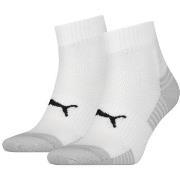 Puma Strumpor 2P Sport Cushioned Quarter Socks Vit Strl 35/38