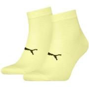 Puma Strumpor 2P Sport Light Quarter Socks Gul Strl 35/38