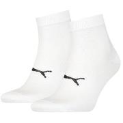 Puma Strumpor 2P Sport Light Quarter Socks Vit Strl 39/42