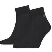 Calvin Klein Strumpor 2P Quarter Socks Svart Strl 43/46 Herr