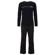 BOSS Urban Long Night Set Svart bomull X-Large Herr