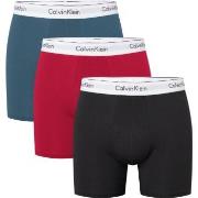 Calvin Klein Kalsonger 3P Modern Cotton Stretch Boxer Brief Röd/Blå bo...