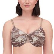 Chantelle BH C Magnifique Underwired Bra Brun mönstrad F 70 Dam