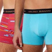 Bruno Banani Kalsonger 2P Connect Boxer Röd/Blå bomull Medium Herr