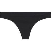 Calvin Klein Trosor Fusion Flex Thong Svart polyamid X-Large Dam