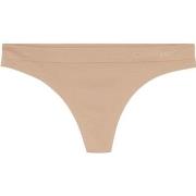 Calvin Klein Trosor Fusion Flex Thong Beige polyamid X-Large Dam