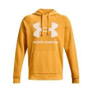 Under Armour Rival Fleece Big Logo Hoodie Orange/Vit Large Herr