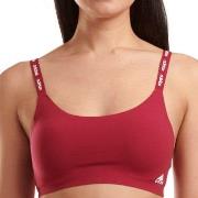 adidas BH BOS Micro Cut Free Scoop Lounge Bra Mörkröd X-Large Dam