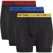 Nike Kalsonger 3P Dri-Fit Ultra Stretch Micro Boxer Brief Svart polyes...