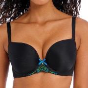 Freya BH Show Off Underwired Moulded Plunge Bra Svart I 70 Dam