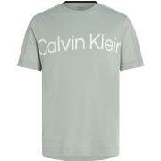 Calvin Klein Sport Pique Gym T-shirt Ljusgrön Medium Herr