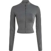 Calvin Klein Sport Seamless Zip Up Jacket Grön polyamid Large Dam