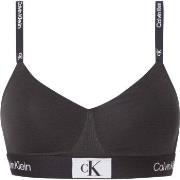 Calvin Klein BH CK96 String Bralette Svart bomull X-Large Dam