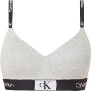 Calvin Klein BH CK96 String Bralette Ljusgrå bomull Medium Dam