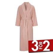 Damella Soft Velour Terry Robe Rosa Medium Dam