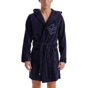 CR7 Cristiano Ronaldo Cotton Bathrobe Navy bomull X-Large Herr