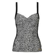 Damella Geena Patterned Protes Tankini Top Svart 48 Dam