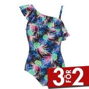 Damella Teresa Floral Swimsuit Flerfärgad 44 Dam