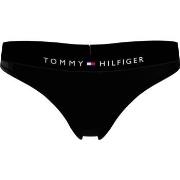 Tommy Hilfiger Trosor Thongs Svart ekologisk bomull Large Dam