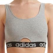 adidas BH Scoop Bralette Grå bomull Medium Dam