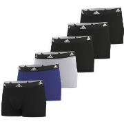 adidas Kalsonger 6P Active Flex Cotton Trunks Svart/Blå bomull Large H...