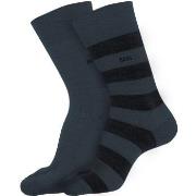 BOSS Strumpor 2P RS Block CC Socks Svart/Blå Strl 39/42 Herr