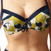 Chantelle Flowers Underwire Bikini Bra Blå m blommor D 75 Dam