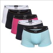 BOSS Kalsonger 5P Jersey Quality Cotton Mix Solid Cotton Trunks Vit/Bl...