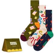 Happy socks Strumpor 3P Happy Camper Socks Gift Set Flerfärgad bomull ...