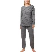 Triumph Endless Comfort PK Long Sleeve Pyjamas Mörkgrå 46 Dam